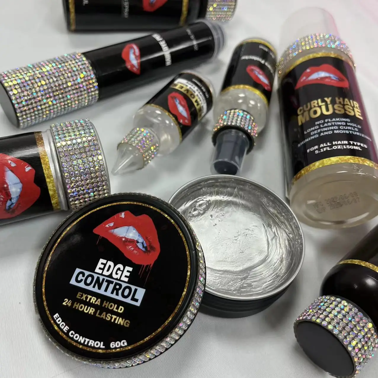 2023 top selling lace front glue water proof lace glue spray lace tint mousse and melting spray