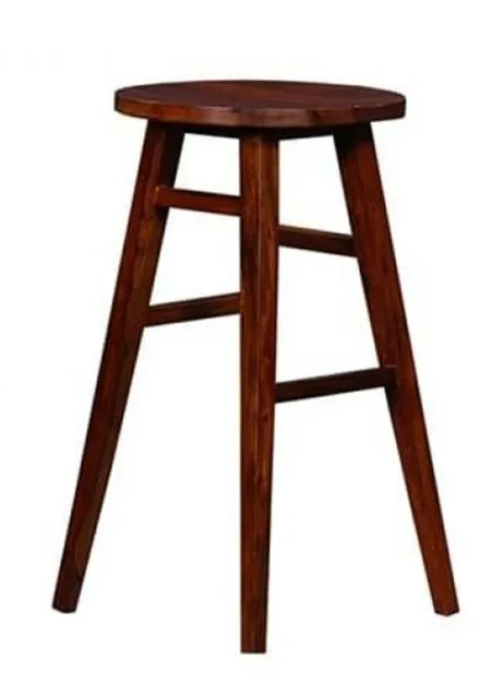 High Quality Vintage Industrial Leather Bar Stool with Metal Frame New Wood Bar Stool for Hotels Dining & Restaurants