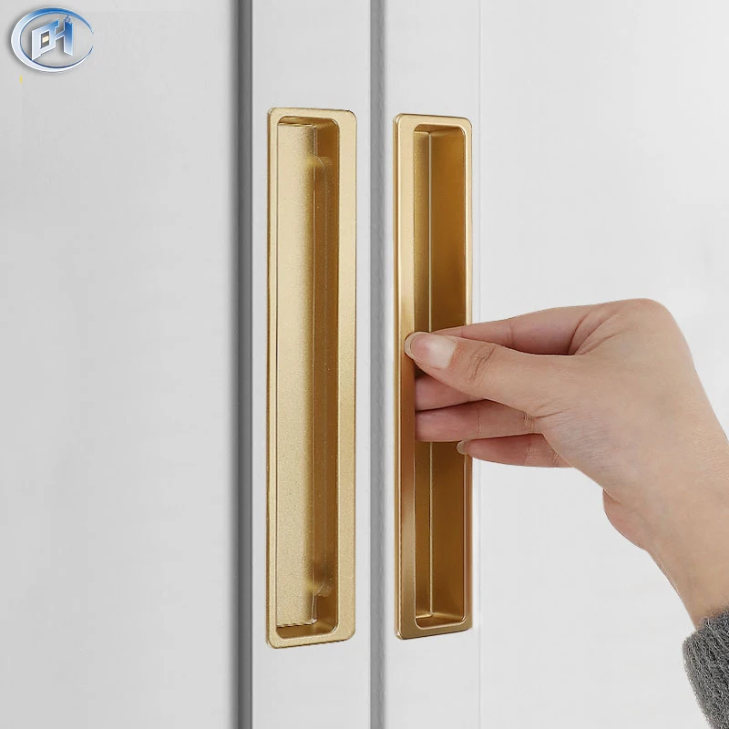 BN Furniture Hidden Handles Kitchen Cabinet Handles Drawer Handle For Door