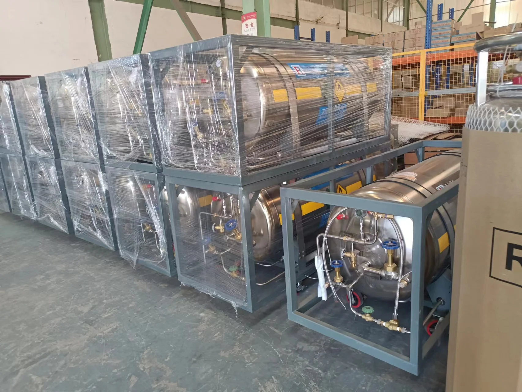 liquid oxygen vessel cryogenic cylinder dewar cylinder 175L liquid nitrogen gas cylinder