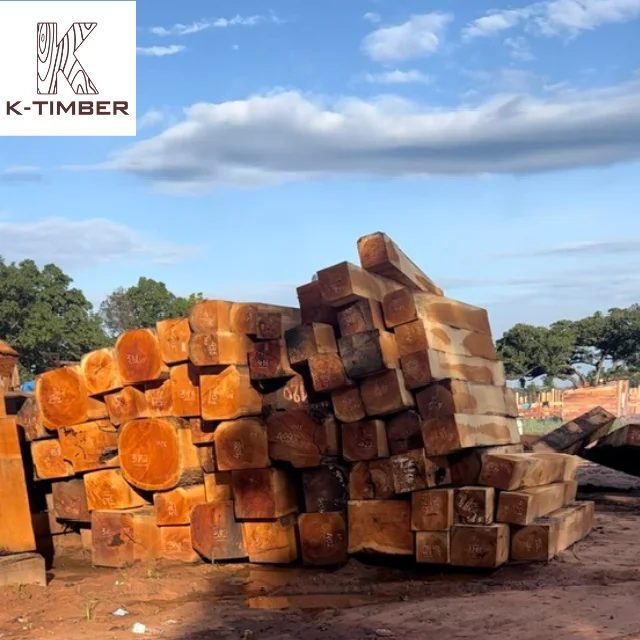 KTIMBER African Supplier Iroko Sawlog Lumber Natural Wood Hard Wood Raw Materials African Oak Wood Construction Building