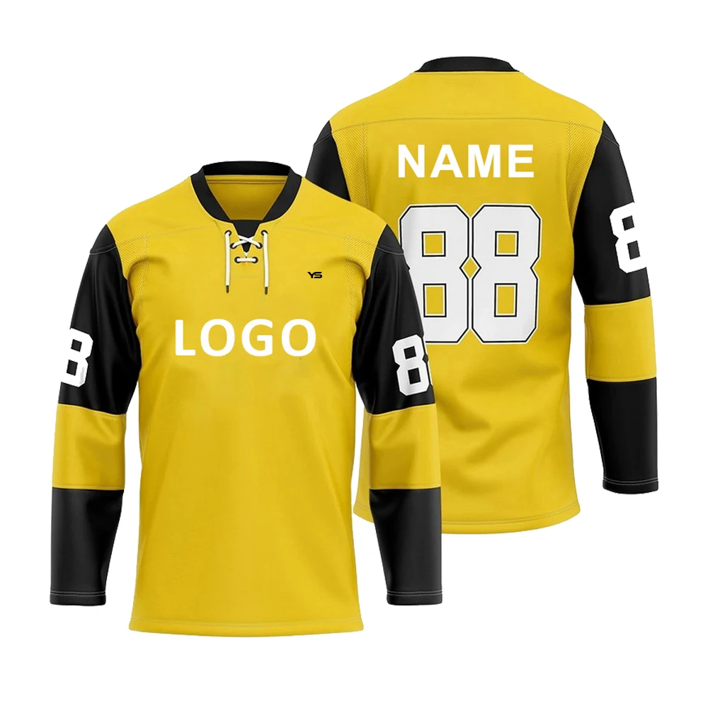 Hockey Jersey Wholesale Custom Blank Embroidered Set Unisex OEM Technics Logo Style Time Lead Sportswear Ice Hockey Jersey
