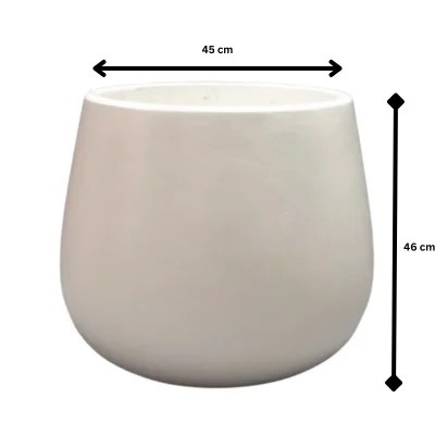 High Quality PC17042 Fiberglass Flowerpots Lightweight and Durable Planters