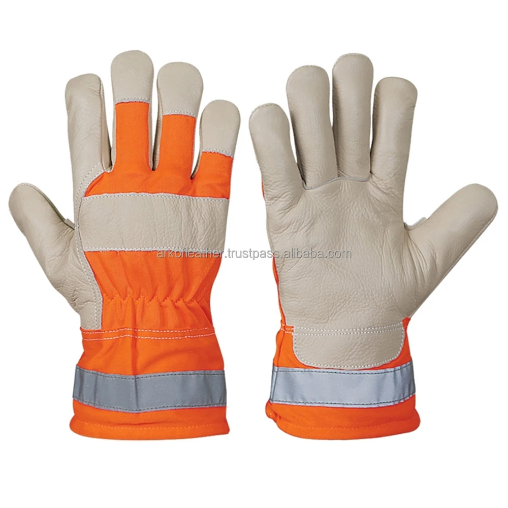 High Quality Waterproof Hand Protection High Visibility Gloves Anti Cut High Visibility Gloves For Adult