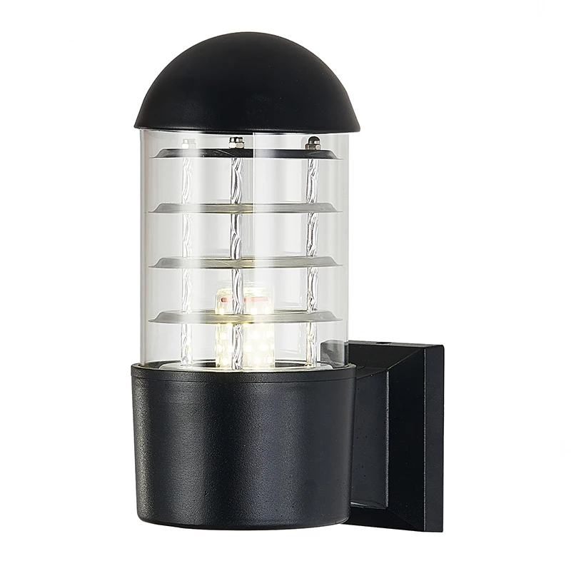 Elegant style exterior garden villa house wall mounted light outdoor wall lamp aluminum housing glass diffuser E27 up and down