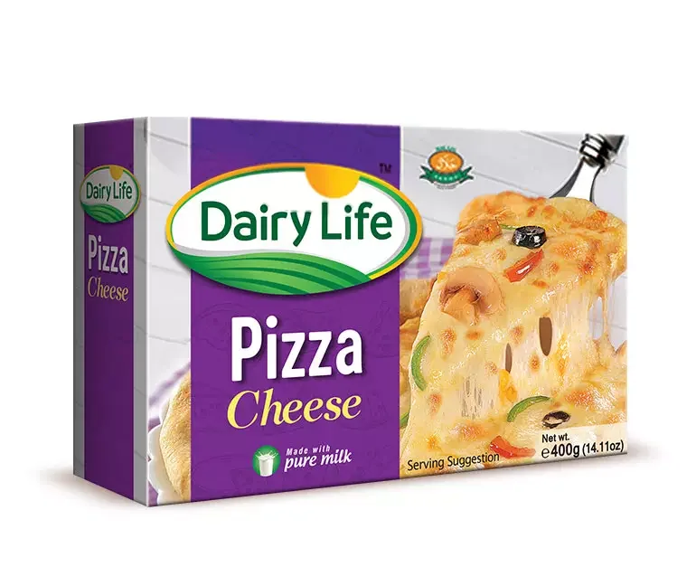 Pizza Shredded Cheese  400g 24Pcs Pack Dairy Life Cheese For Pizza Organic Halal Cheese