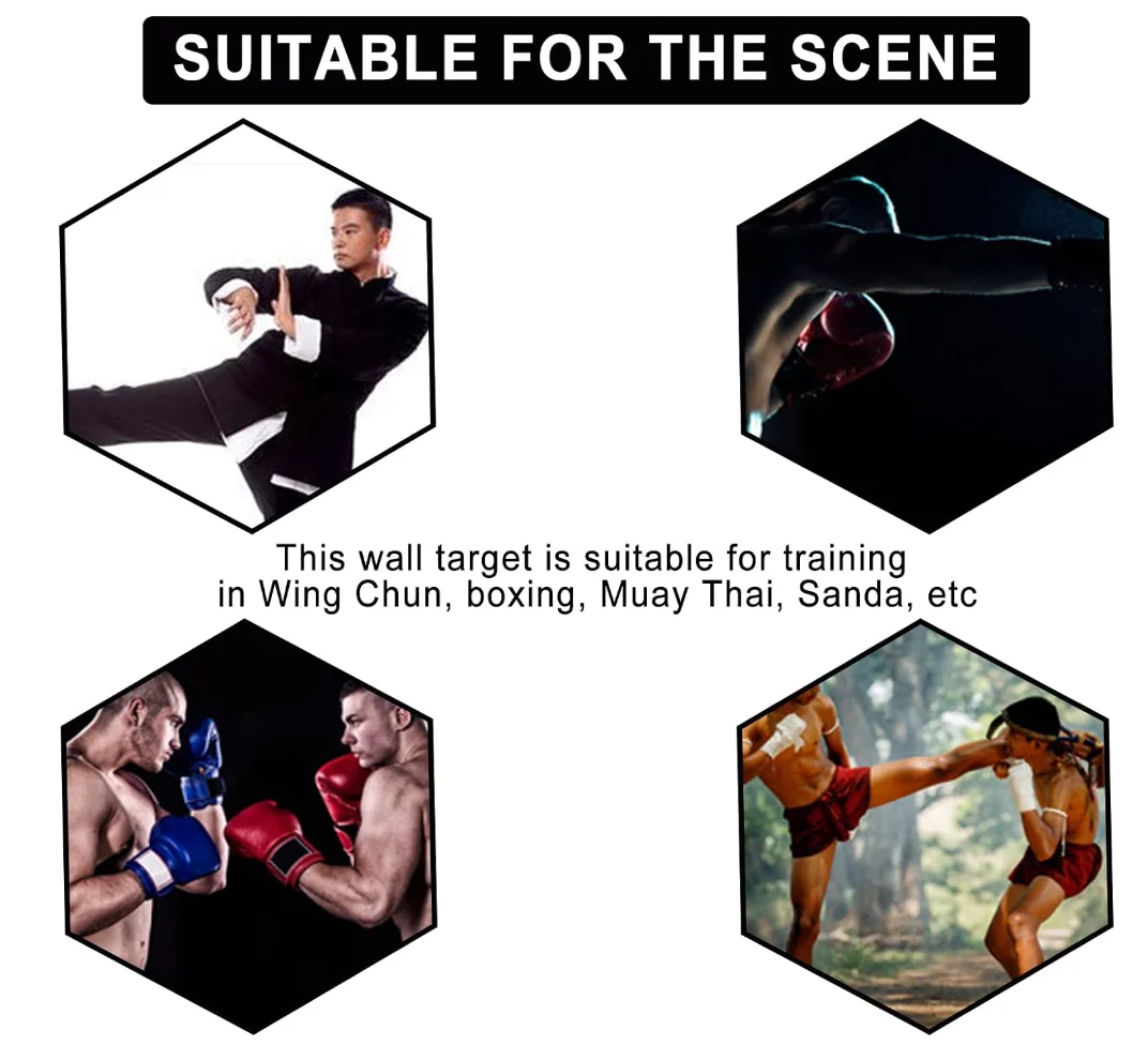 JIKE Canvas Wall Bag for Wing Chun Kung Fu Boxing Training Punch Bag Punch Bag Whipping Sand