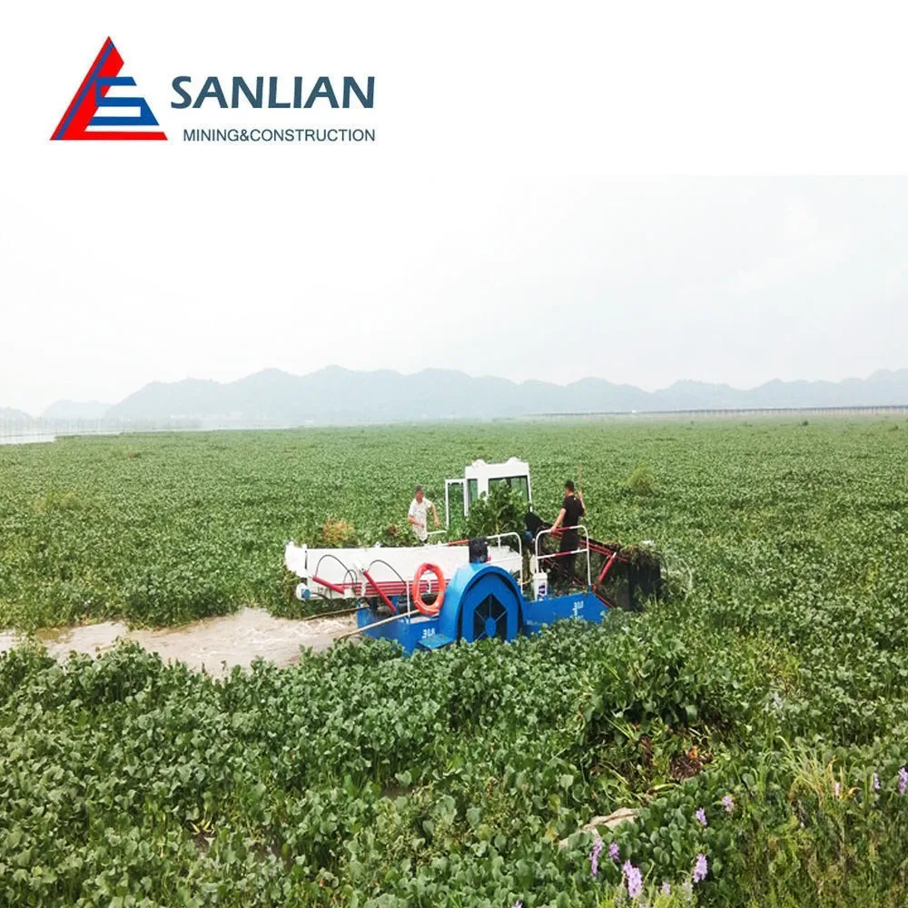 Sanlian New Aquatic plant harvesting techniques/Aquatic plant harvesting services/Aquatic plant harvest vessel price