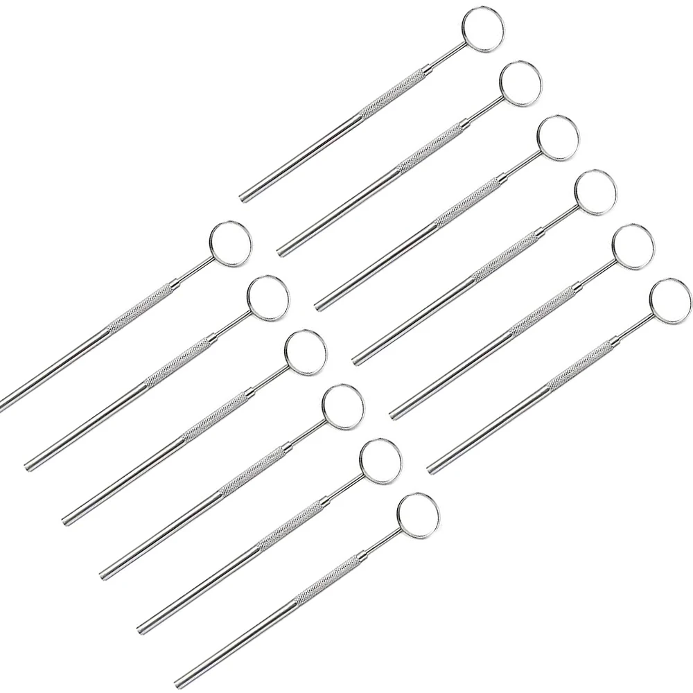 Dental Mirror Stainless Steel Mouth Mirror Dental Hygiene Kit Dental Examination Dental Mirror With Handle CE