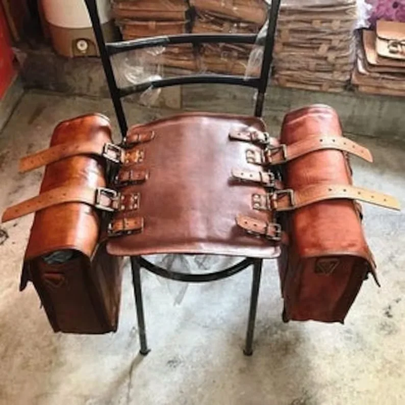 2 шт. кожаный чехол для мотоцикла