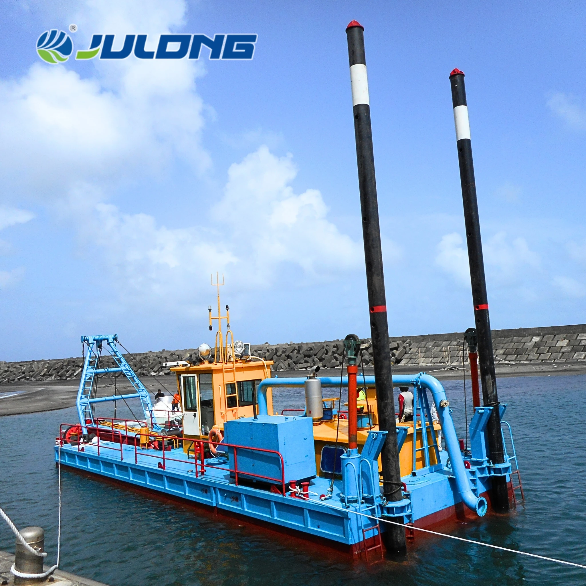 Industrial-Grade New Diesel Cutter Suction Dredger with Pump Engine Motor Gearbox for Construction Sites