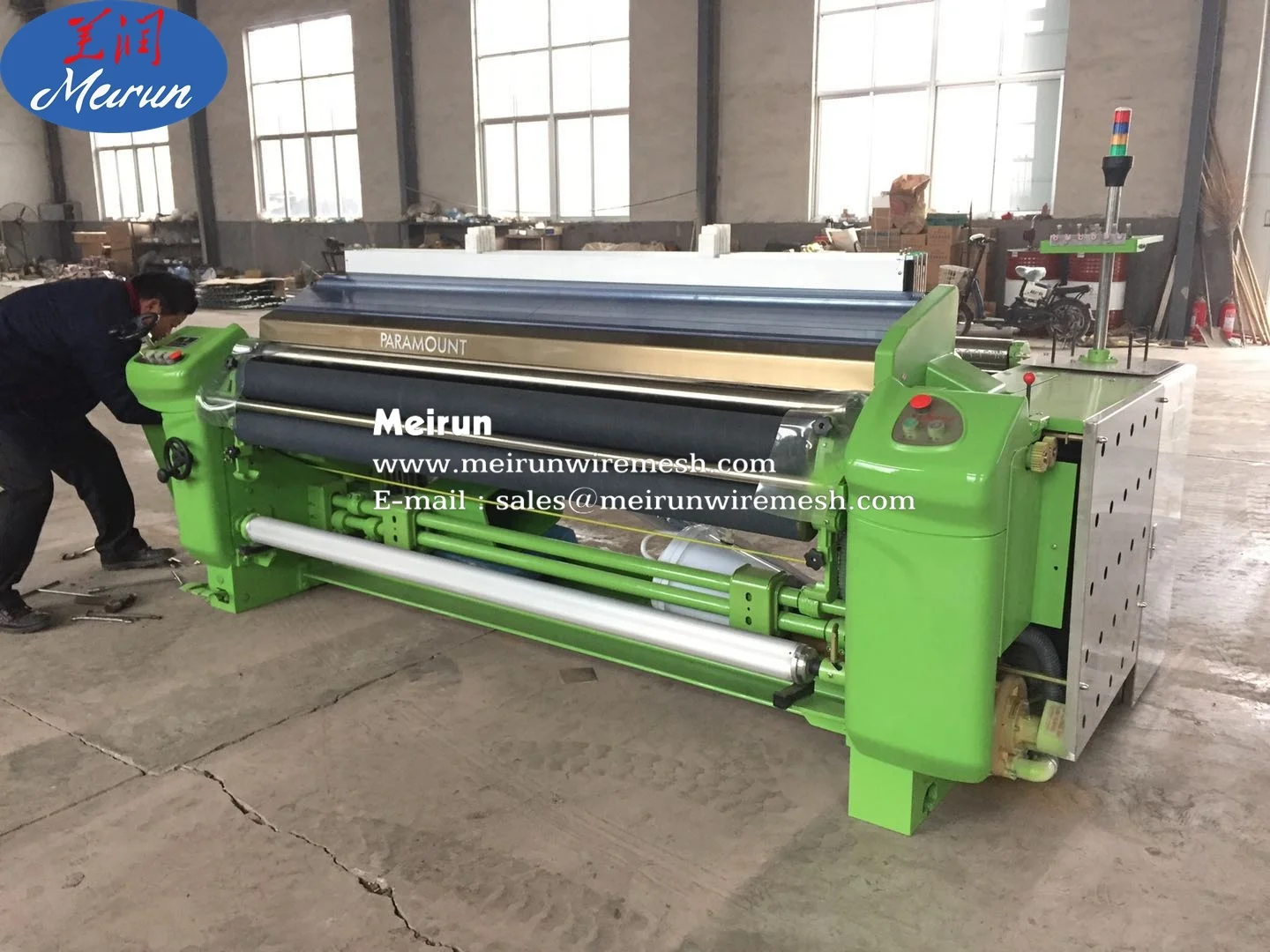 Fabric cloth weave making machine