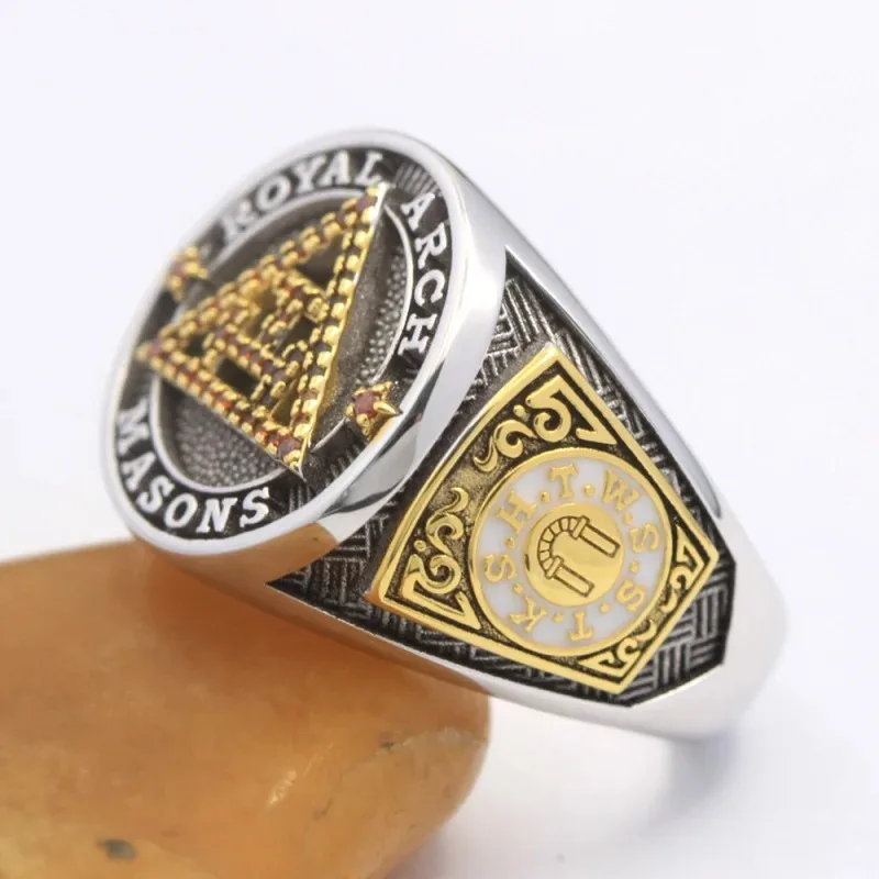 Holy York Rite Royal Arch Chapter Masons Masonic Solid Sterling Silver Ring Masonic Embroidered Masonic Grand Hotel Fringe