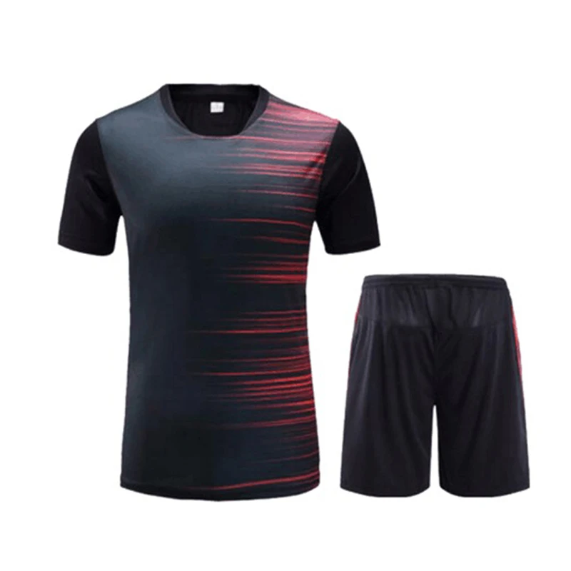 Cheap soccer uniforms for teams Factory directly selling soccer uniform Custom print polyester mesh soccer jersey uniforms