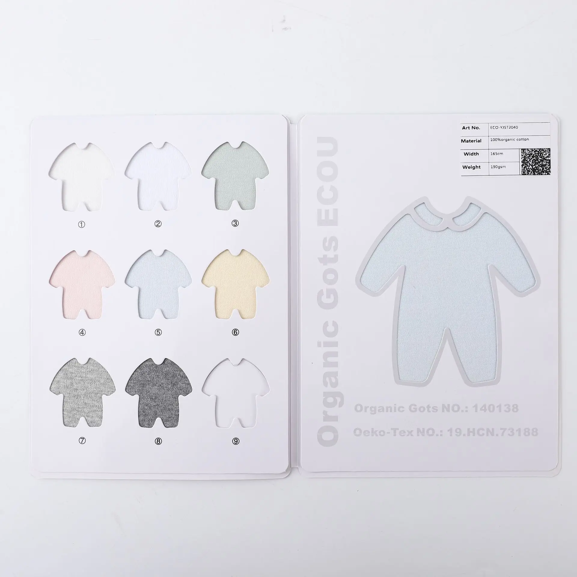 GOTS GRS Certified Bamboo Fiber Fabric Baby Print Fabric Bamboo Jersey For Infant Clothes