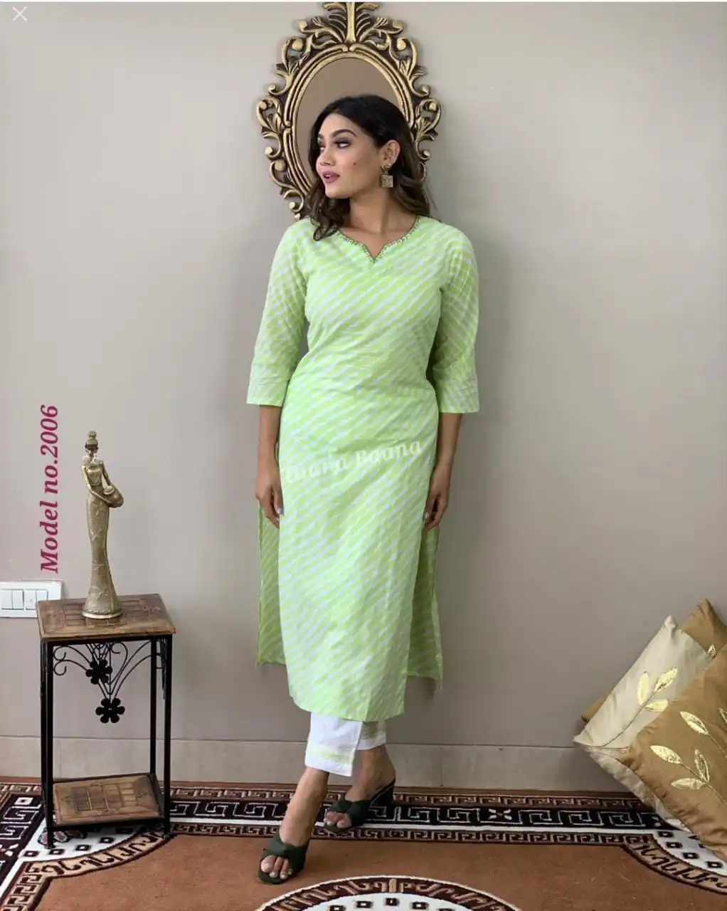 Indian Women Stylish Ethnic Wear Premium Women Rayon Solid Party Festival Wear Kurta Kurti Palazz and Women