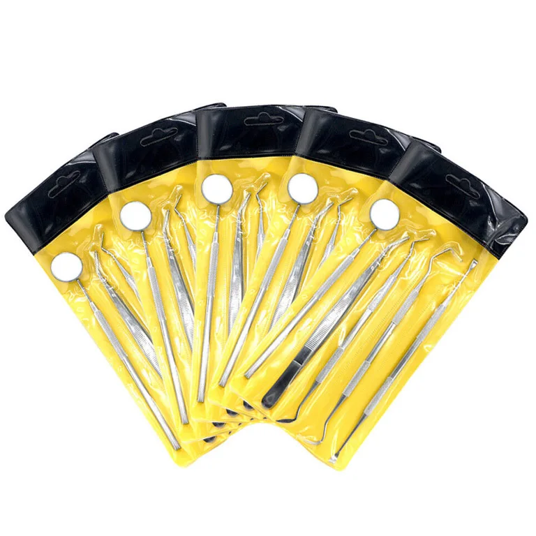 Perfect Industry 4pcs Dental Teeth Cleaning Kit Dentist Floss Plaque Remover Oral Care Tooth Tools / Dental Examination Kit