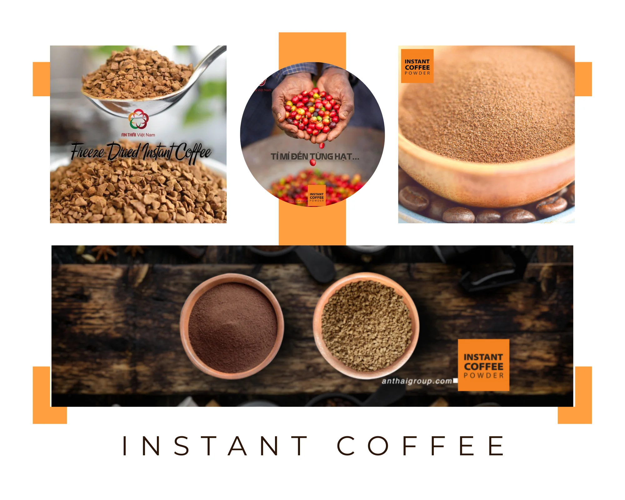 Высококачественный порошок растворимого кофе 100% ROBUSTA ORIGINAL DAK LAK Вьетнам