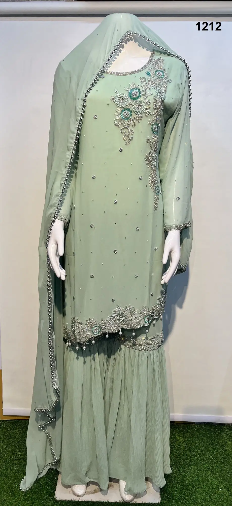 Handwork Women Salwar Suit Embroidered Ladies Salwar Kameez For Wedding Wear At Wholesale Price From India