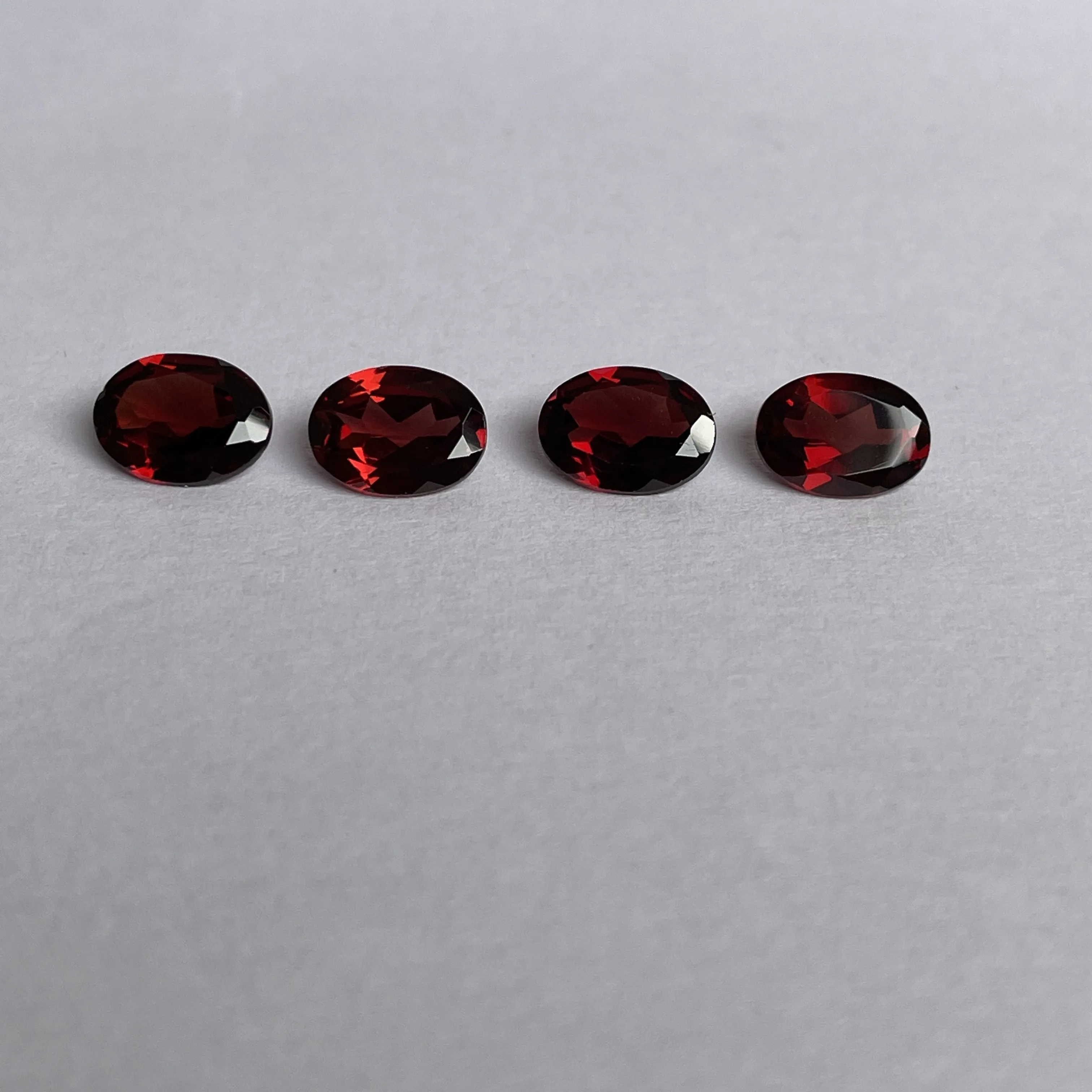 Garnet 6x8 Oval Faceted