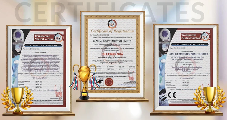 Certified Best Dealer Manufacturing Diagnosis Reagent Widal 4 Antigen Test Kit 4x5 ml with High Accuracy at Market Best Price