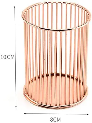 Pen Holder Wire Metal Pencil Holder Decorative Desk Storage Organizer Container for Stationery