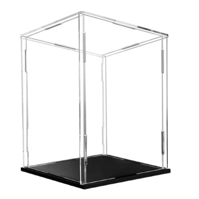 customized wholesale clear Acrylic Display Case Transparent Case Dustproof Stacksble Case