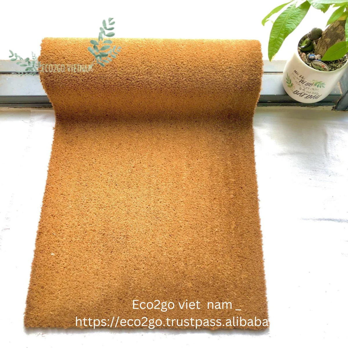 Hight Quality Bulk Wholesale Coconut Doormat Door Mat Coconut Coir Outdoor Indoor Entryway By Eco2go Viet Nam