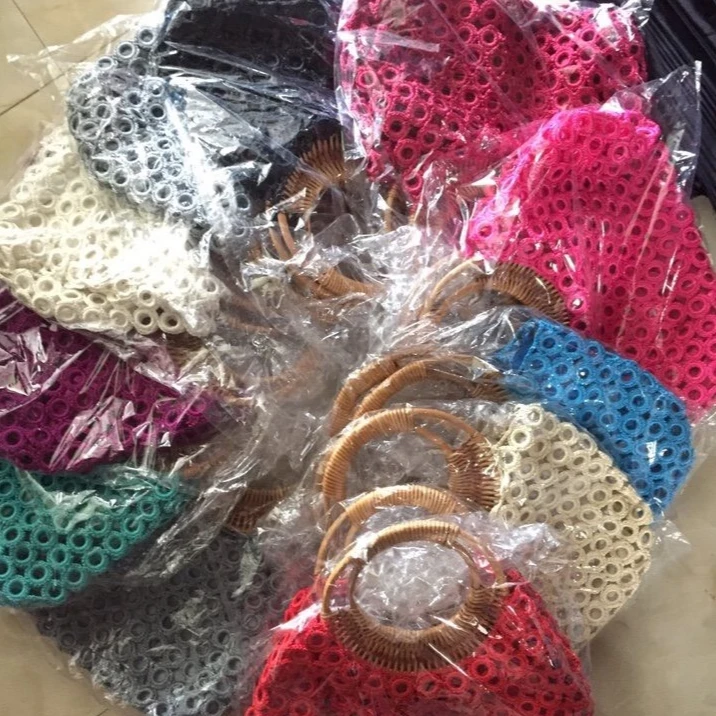 Natural seagrass straw woven beach bag women handbags shopping bag summer straw bags wholesale Hot Sell Vintage Style in Vietnam