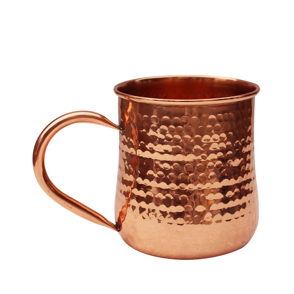 Handmade High Quality Copper Mugs With Handles 100% Pure Copper For Health Benefits Water Drinking