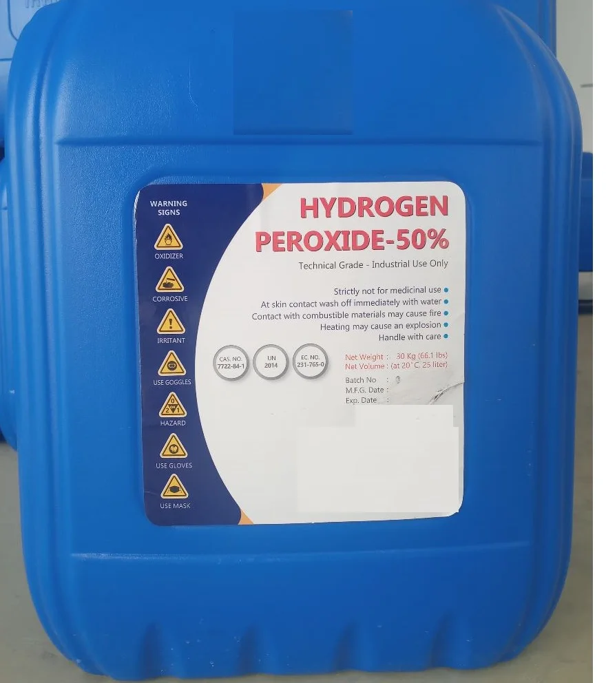 Peroxide Hydrogen for Pools H2O2 Hydrogen - peroxide 50% only available in india