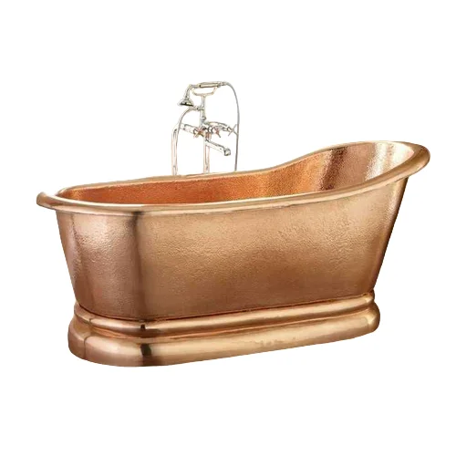 Luxury High On Sale Design Copper Bathtub For Home Hotel Villas Resort Bathing Cleaning Usage New Hot Selling Copper Bathtub