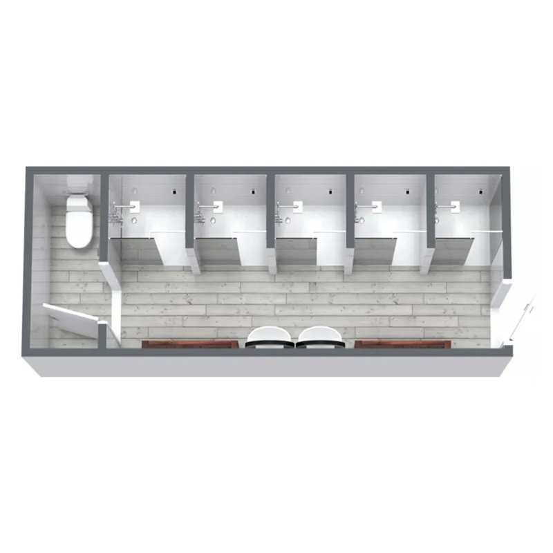 Лучшие сборные наружные портативные контейнерные дома унитазы душевая