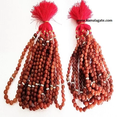 Red Carnelian 33 Beads Muslim Prayer Islamic Tasbih Islamic prayer mala for sale