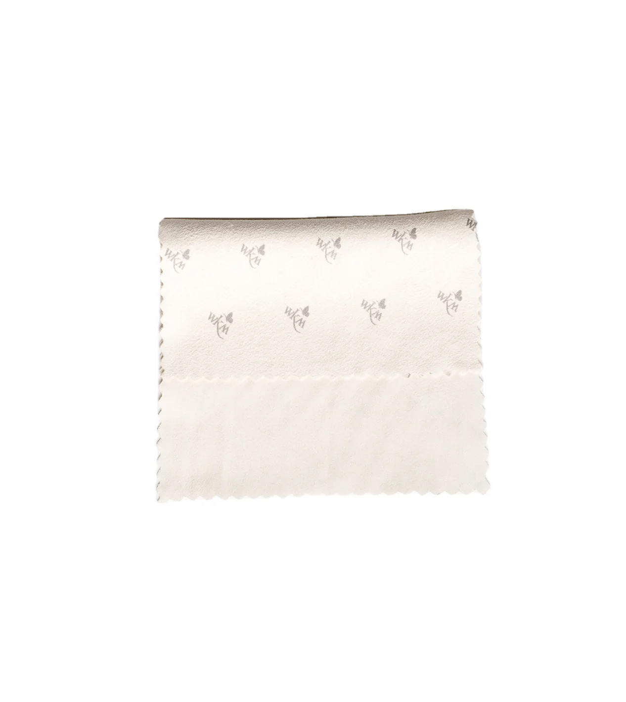 WKM Semi-Chamois Silver & Gold Polishing Cloth for removing tarnish and provide anti tarnish on silver & gold size card