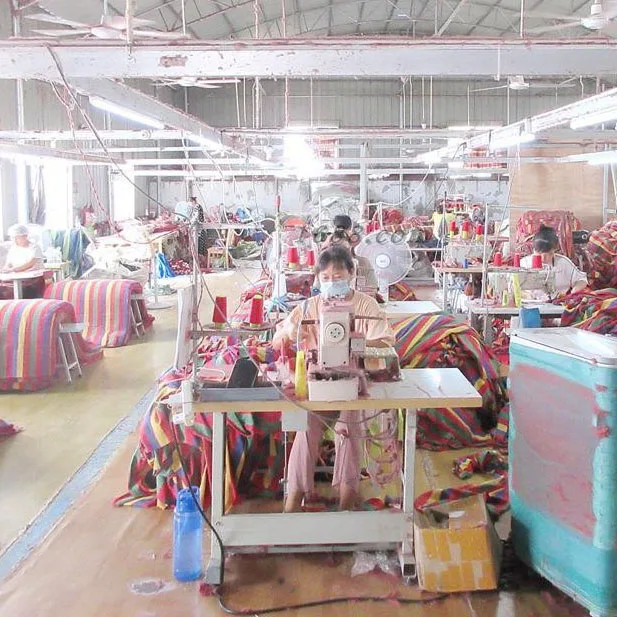 2 Cushions Included-Large Macrame Hanging Chair with Pocket for Superior Comfort