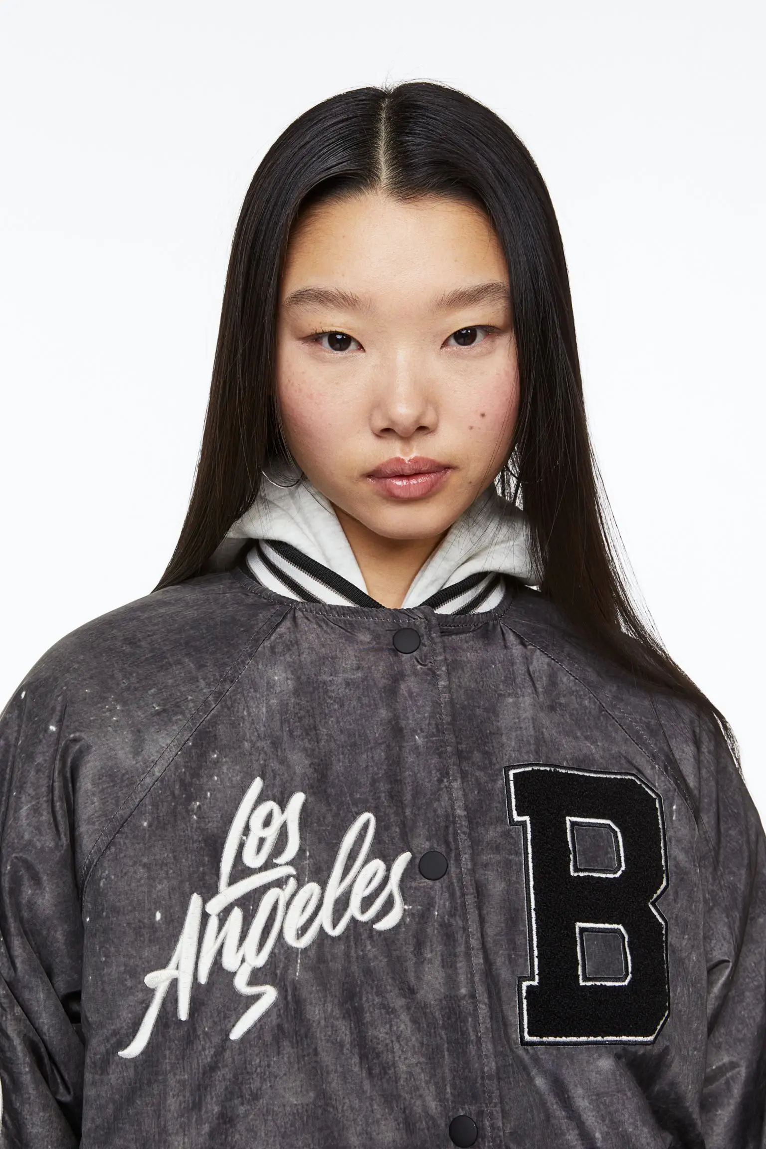 OEM Custom Polyester Chenille Embroidery Lettermen Breathable Vintage Varsity Jacket  Leather Sleeve Women Baseball Jackets