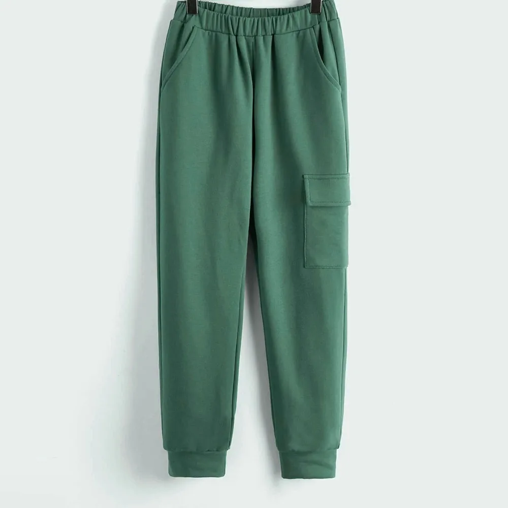 Pullover Kids Clothing Set / High Quality Full Sleeve Children Sweatsuit Set / Breathable Solid Color Unisex Kids Tracksuits Set