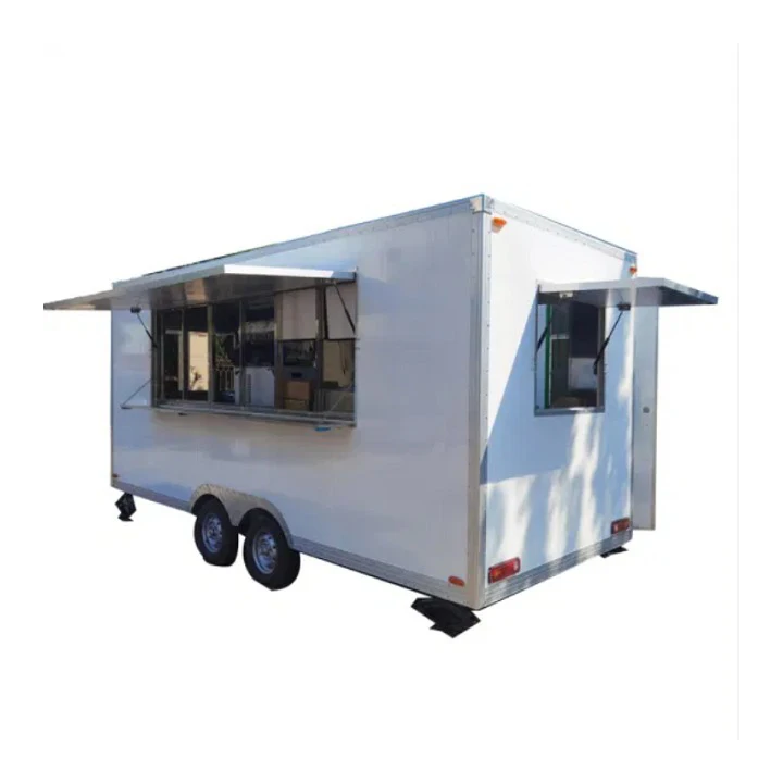 Affordable 4m Fully Equipped Food Truck USA Customized Food Trailer With Full Kitchen Equipments