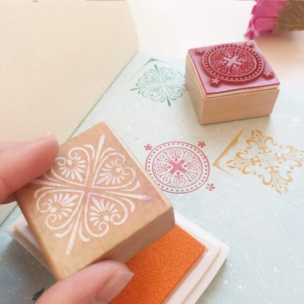 Wooden Rubber Stamp