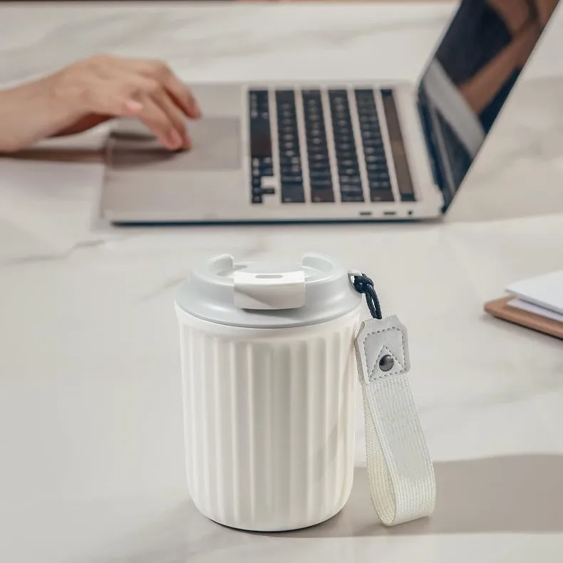 Portable outdoor Reusable Travel Mug Coffee 316 Stainless Steel Double Wall With Logo Custom Travel Matte Coffee Mug