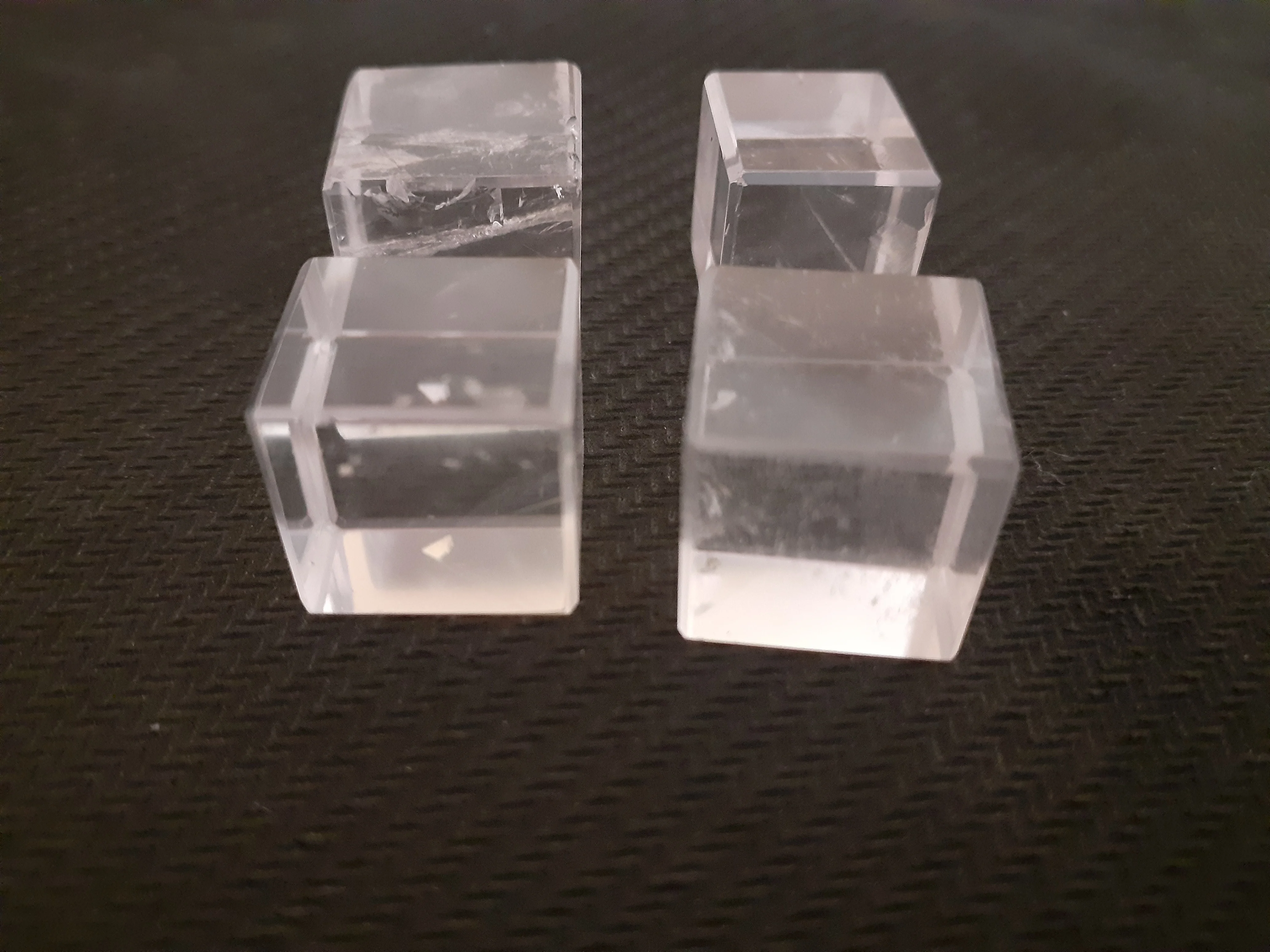 Natural Clear Quartz Crystal Gemstone Block & Cubes crystal blocks for engraving crystal stone cubes for sale
