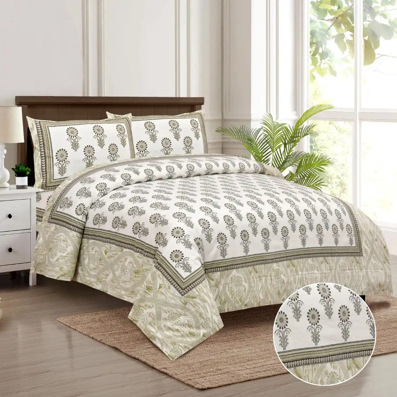 Hot selling 100% egyptian cotton 300TC duvet cover set wholesale bedding set bedsheet set