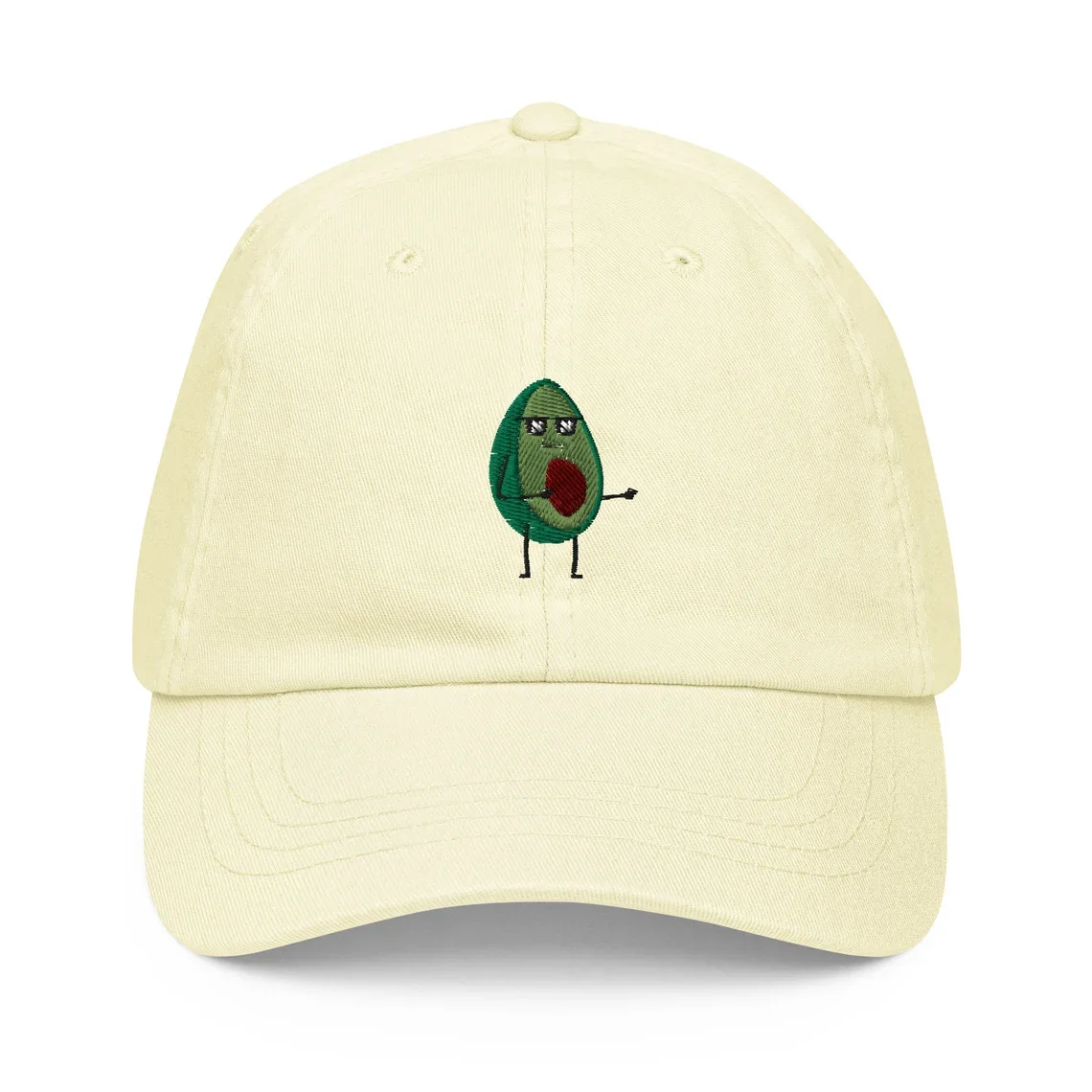 Pastel baseball hat Avocool Collection Sport Hats With Custom Design 6 Panels Fruits Logos Embroidered Vietnam Manufact