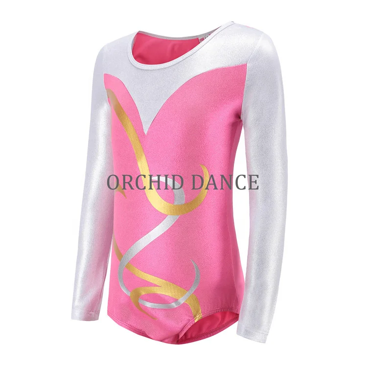 Gymnastics Leotards for Girls Shiny Teen Leotard Athletic Clothes Active wear
