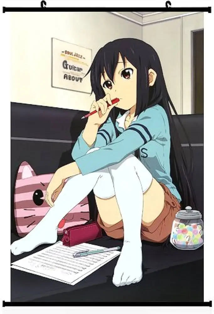 Custom Printing Wall Poster Hanging Japanese Anime Wall Hanging Scroll Poster Banner for Home Decor