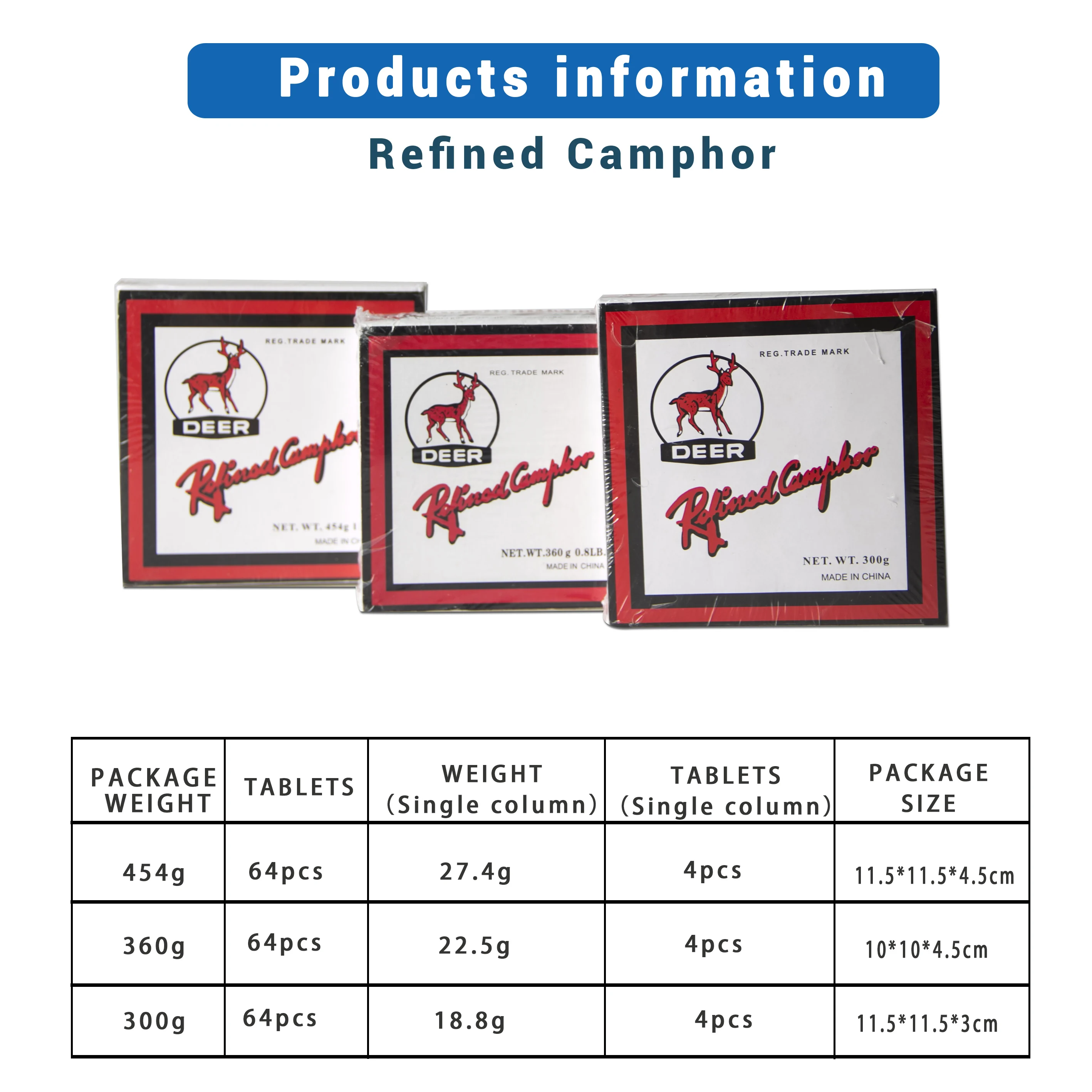 Price 96% Camphor purity 300g Pure deer camphor tablets deer Refined natural camphor tablets for pooja