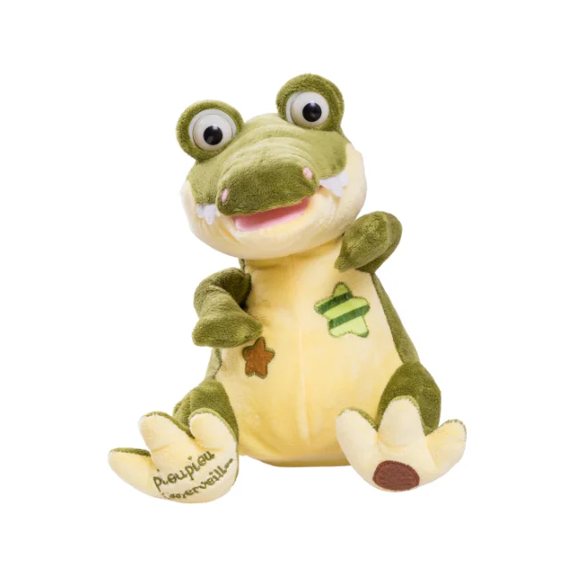 Paulo the crocodile - Moving and dancing plush - moving mouth and eyes - 27cm