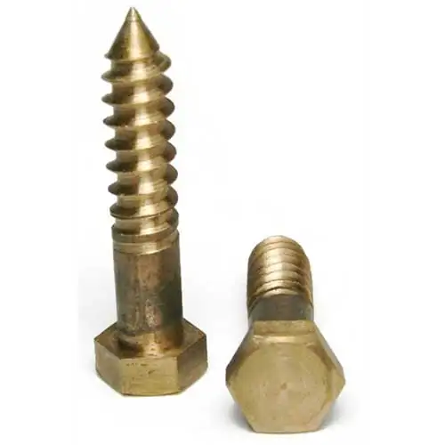 Assured Quality Zinc Plating Mild Steel Brass Stainless Steel Finish Brass Hex Head Screw Fasteners at Genuine Price