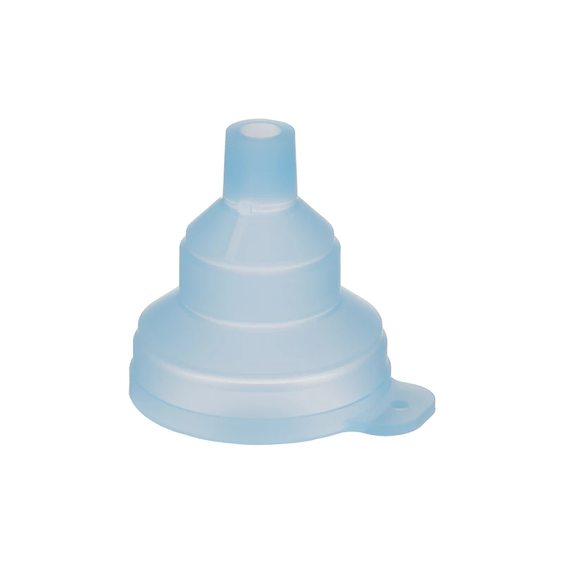 Eco-Life Top Seller New Home Mini Anti Spill Liquid Funnel Food Grade Kitchen Collapsible Silicon Funnel